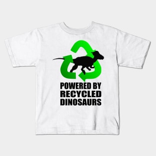 Pachycephalosaurus - Powered by Recycled Dinosaurs Kids T-Shirt